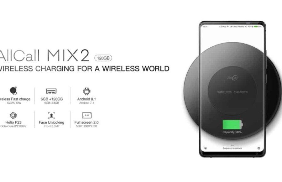 Oficialiai pristatytas „AllCall Mix 2“ su belaidžio įkrovimo funkciją