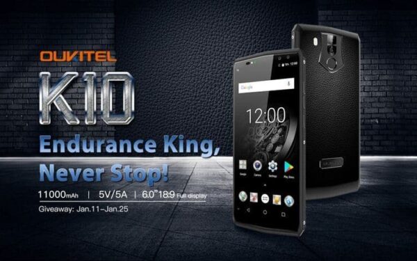 „Oukitel“ paskelbė išmaniojo su 11000 mAh talpos baterija specifikacijas bei konkursą (VIDEO)