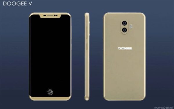 Planuojamas „Doogee V“ išmanusis su pirštų antspaudų jutiklis ekrane