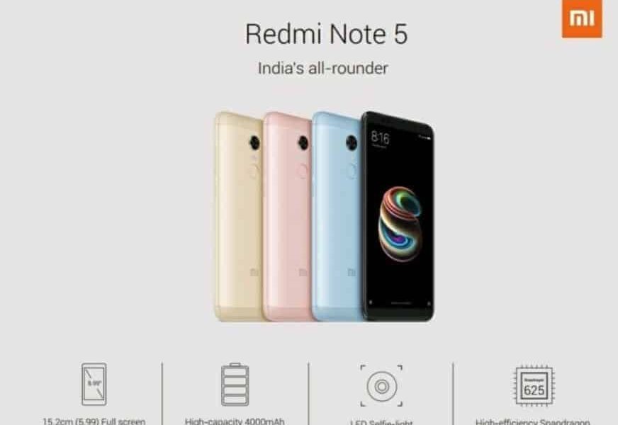 Diena prieš pristatymą nutekėjo „Redmi Note 5“ ir „Redmi Note 5 Pro“ specifikacijos