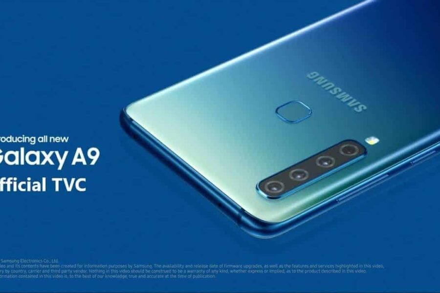 „Samsung Galaxy A9“ pristatomasis klipas