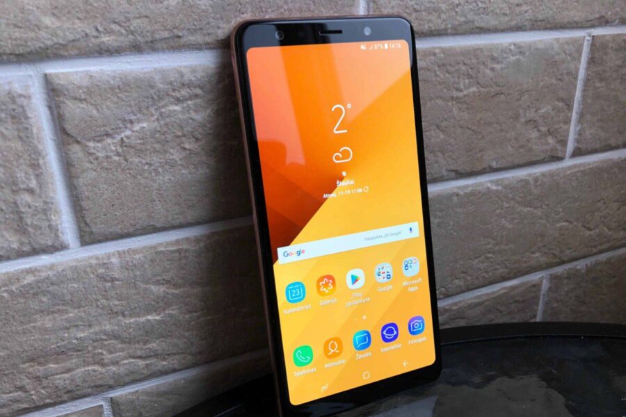„Samsung Galaxy A7 (2018)“ apžvalga