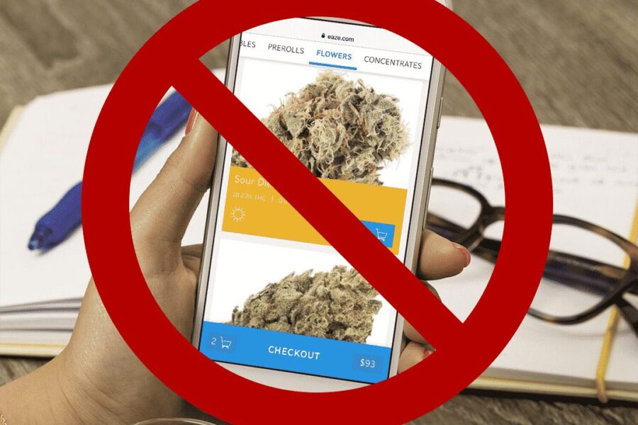 „Google“ uždraudė pirkti marihuaną