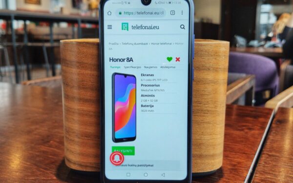 „Honor 8a” apžvalga