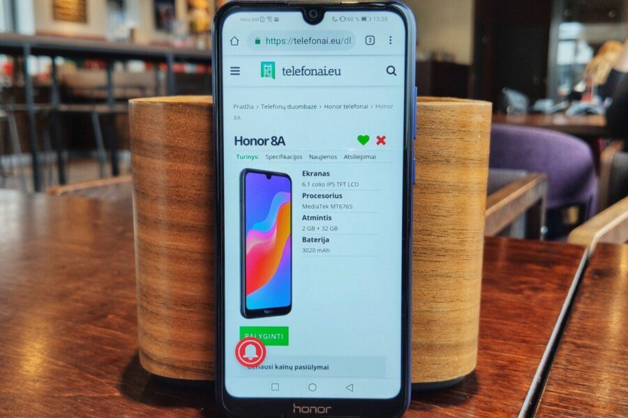 „Honor 8a” apžvalga