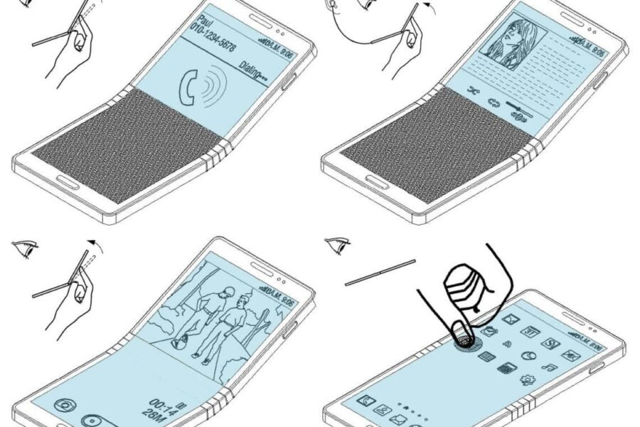 „Samsung” ruošiasi išleisti geldelės formos telefoną su sulankstomu ekranu
