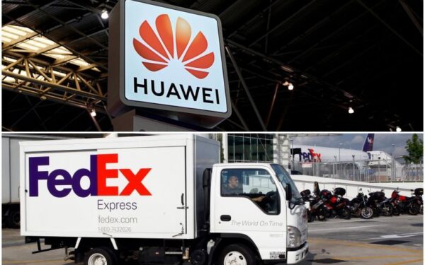 Siuntų bendrovė „FedEx” atsisakė gabenti „Huawei” telefoną