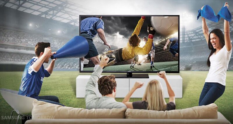 Didelis televizorius: kodėl sporto rungtynės stebėti namuose patiks labiau, nei arenoje