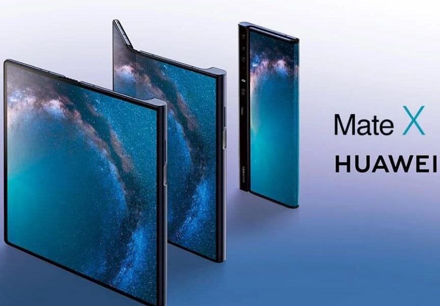 Dar šį mėnesį turėtų prasidėti „Huawei Mate X“ sulenkiamo telefono prekyba