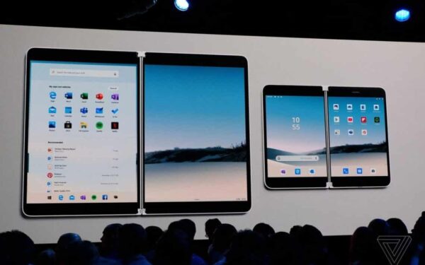 „Windows” telefonai grįžta? „Microsoft” anonsavo sulenkiamą išmanųjį