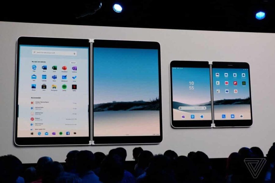 „Windows” telefonai grįžta? „Microsoft” anonsavo sulenkiamą išmanųjį