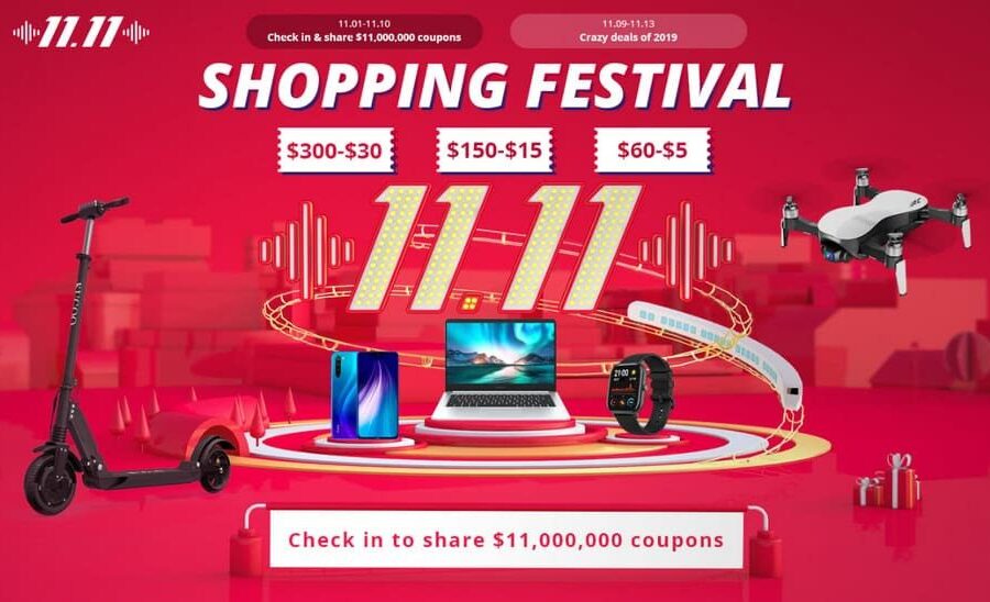 Pradėkite ruoštis 11.11 apsipirkimų festivaliui su „Geekbuying”
