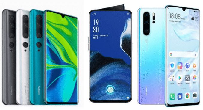 Titanų kovos: „Xiaomi Mi Note 10“, „Huawei P30 Pro“ ir „Oppo Reno 2“ – kurį iš šių flagmanų pasirinkti?
