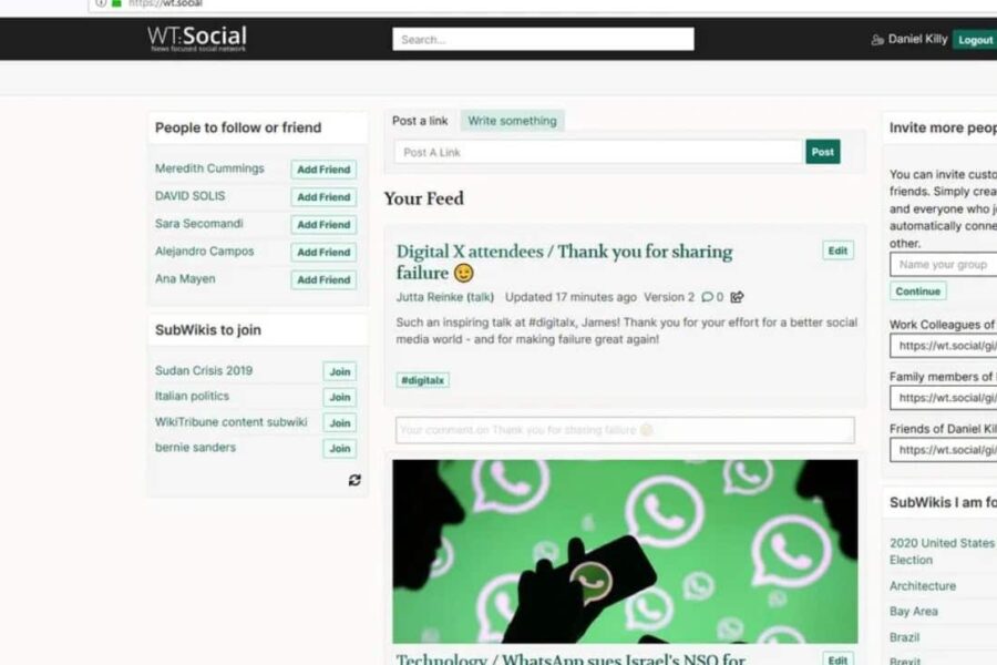 „Wikipedia“ įkūrėjas meta iššūkį „Facebook“ – siūlo socialinį tinklą be reklamų