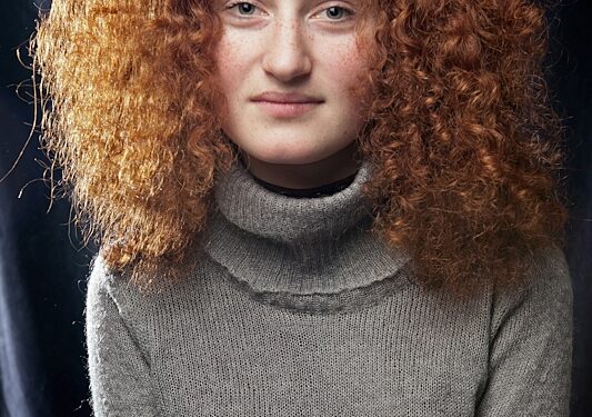 „Ryžaplaukių“ akcijos dalyvė Dinara