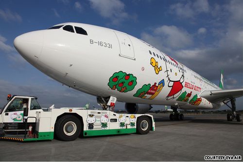 Mieliausias pasaulyje „Hello Kitty“ lėktuvas (Foto)