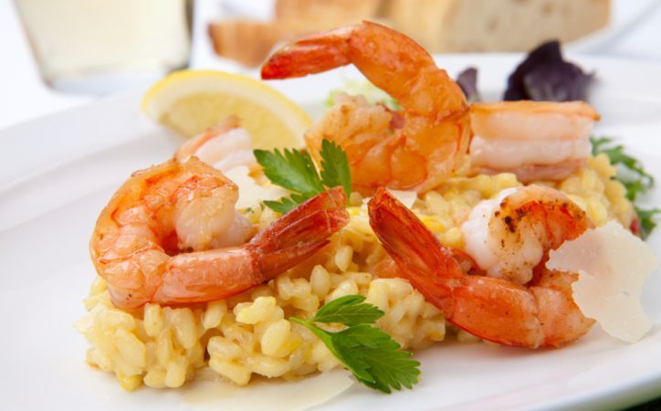 Krevečių rizotas