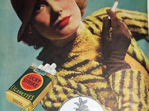 Moteris ir cigaretė. Istorija