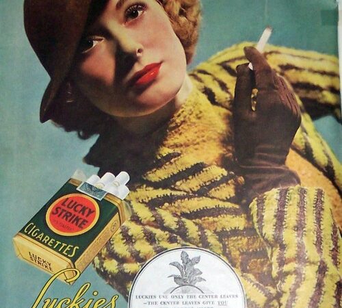Moteris ir cigaretė. Istorija