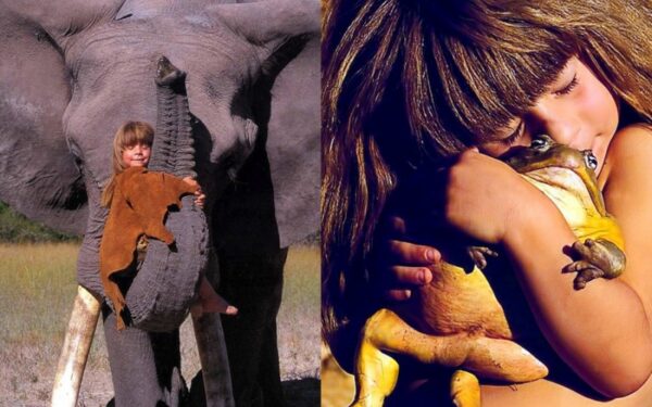 Nepaprasta mažos mergaitės ir laukinės gamtos draugystė (foto)