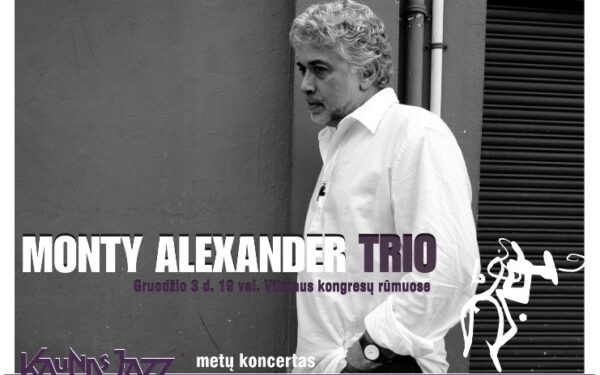 Metų koncertas su Monty Alexander trio iš Jamaikos