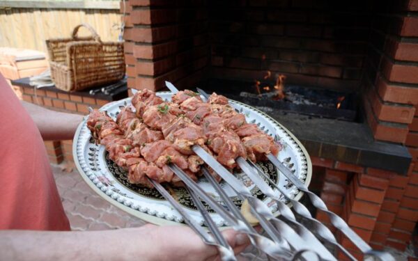 Pikantiškas kiaulienos šašlykas