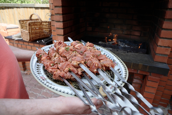 Pikantiškas kiaulienos šašlykas