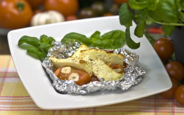 Karštos salotos folijoje