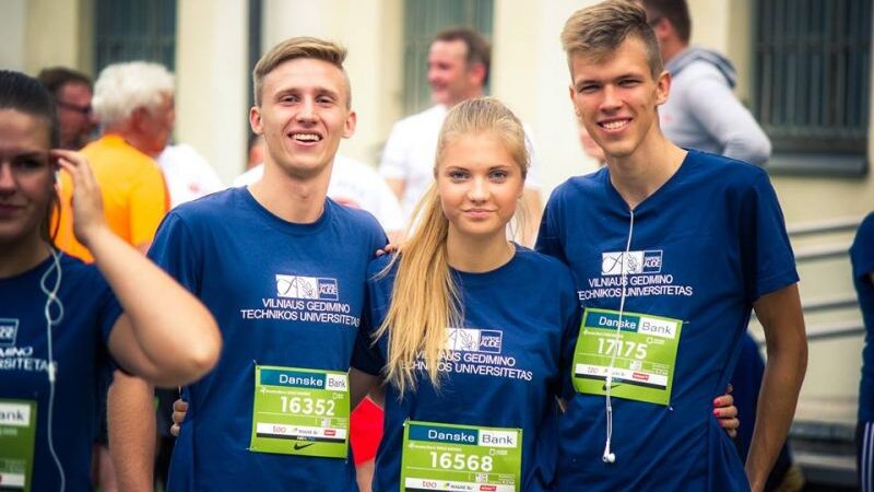 VGTU komanda triumfavo „Danske Bank Vilniaus maratone“