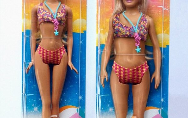 Kaip atrodytų barbė, jei būtų panaši į realią merginą (foto)