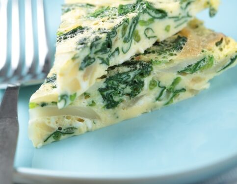 Savaitgalio receptas. Omletas su špinatais