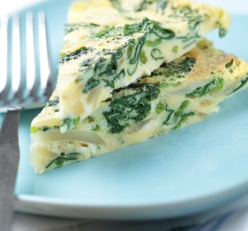 Savaitgalio receptas. Omletas su špinatais