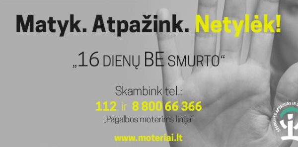 16 pasipriešinimo smurtui dienų
