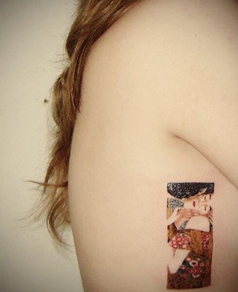Tatuiruotėmis virtę žymūs paveikslai (foto)