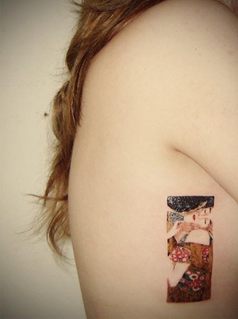 Tatuiruotėmis virtę žymūs paveikslai (foto)