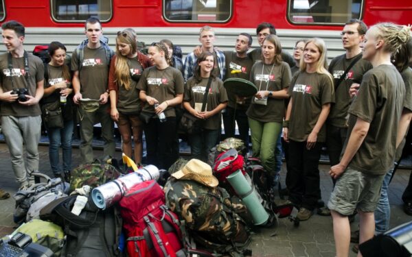 Traukiniu Vilnius – Maskva išvyko dvi „Misija Sibiras‘11“ ekspedicijos