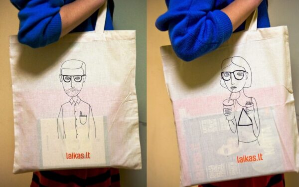 Konkursas – užsiprenumeruok Laikas.lt naujienlaiškį ir gauk dovanų originalų maišelį