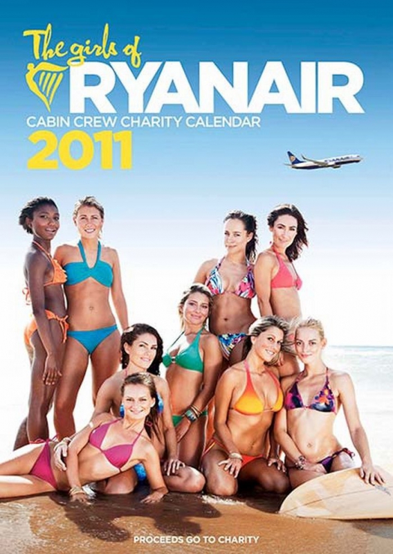 "Ryanair" palydovės apsinuogino naujajam kalendoriui (Foto)