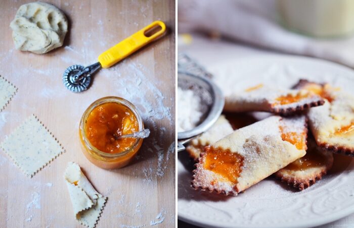 Sekmadienio receptas – varškės sausainiai su moliūgų džemu ir aguonomis