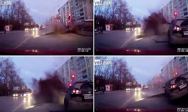 Jekaterinburgo gatvėje nufilmuota „apokalipsės“ pradžia? (video)