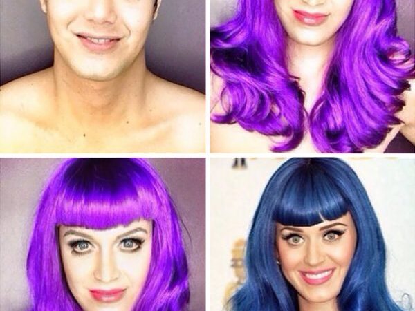 Tikri makiažo stebuklai: vaikinas save pavertė moteriškos lyties įžymybėmis (foto)