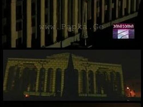 Gruzijos kalėdinę eglutę įžiebė lietuviai (Video)