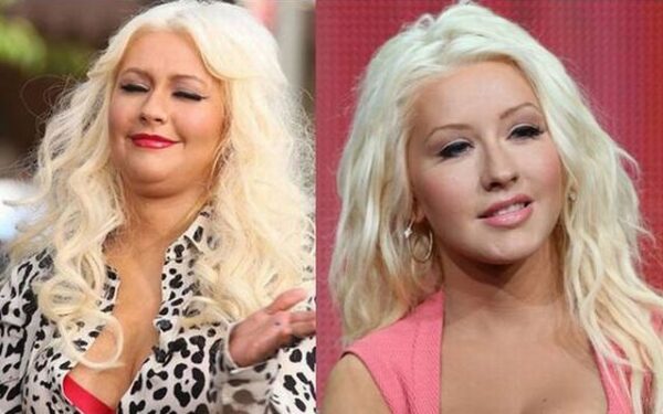 Įžymybės savo liekniausiais ir storiausiais metais (foto)