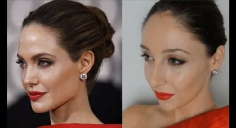 Makiažo pamoka: atrodykite kaip Angelina Jolie (video)