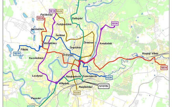 Eurobasket 2011: į Vilnių sugrįš naktiniai autobusai