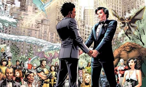Homoseksualių superherojų vestuvės