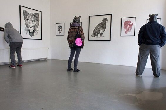 Netgi gyvūnams įdomus menas… (foto)