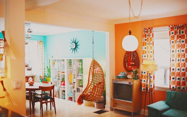 Akių ganymas vintažinio interjero namuose ir patarimai, kaip susikurti panašius (foto)