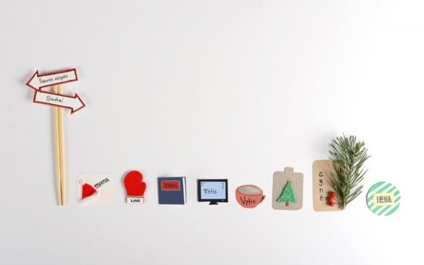 Papuoškite dovanas rankų darbo etiketėmis (foto)