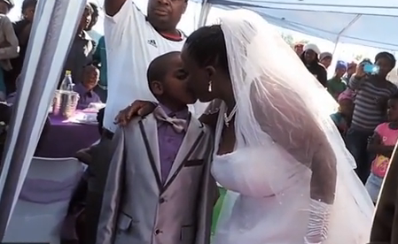 Devynmetis susituokė su 62 metų moterimi (video)